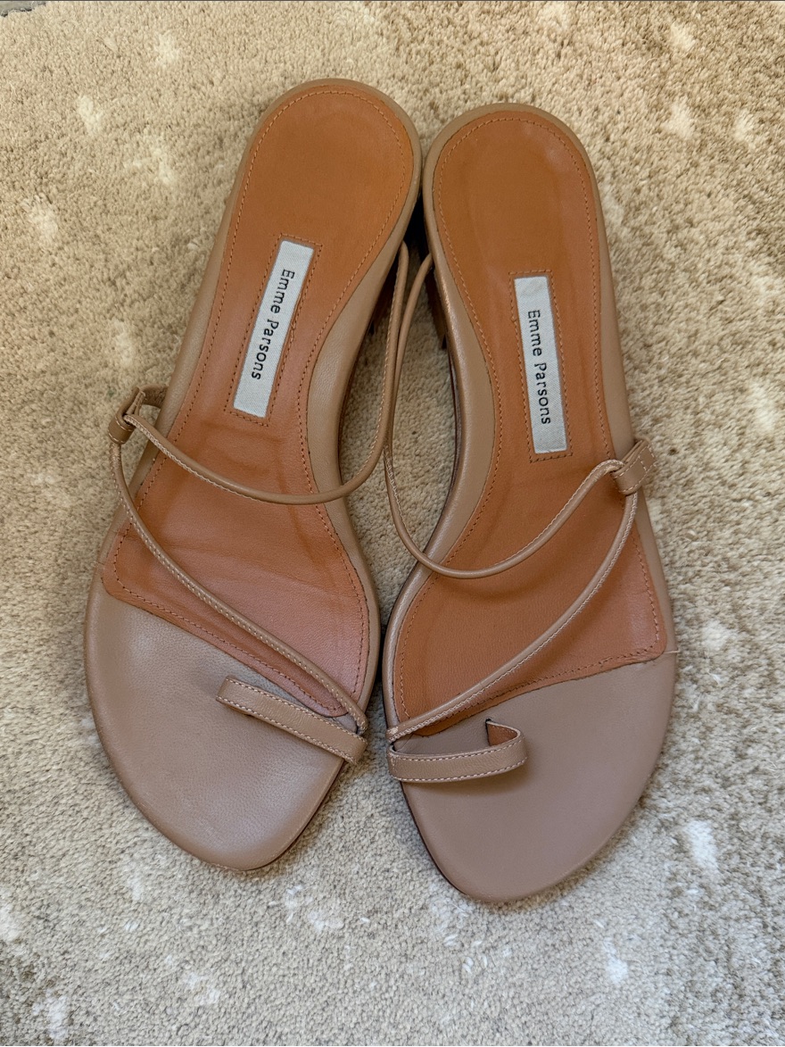 Emme Parsons Susan Slide In Tan Nappa